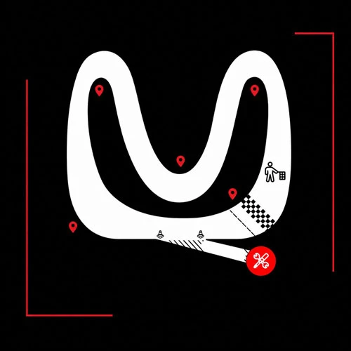 JoziKart Northgate Track Layout